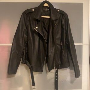 MISSGUIDED Leather Jacket